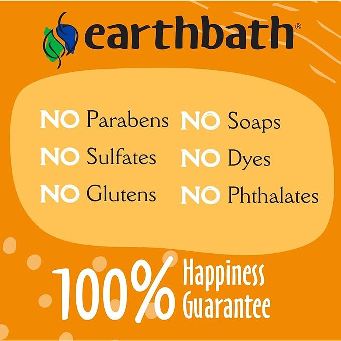 earthbath, Oatmeal & Aloe Grooming Wipes - Dog Wipes for Paws and Butt, Pet Wipes for Dogs & Cats, Helps Relieve Itchy & Dry Skin, Made in USA, Cruelty-Free - Vanilla & Almond 100 Count (2 Pack)