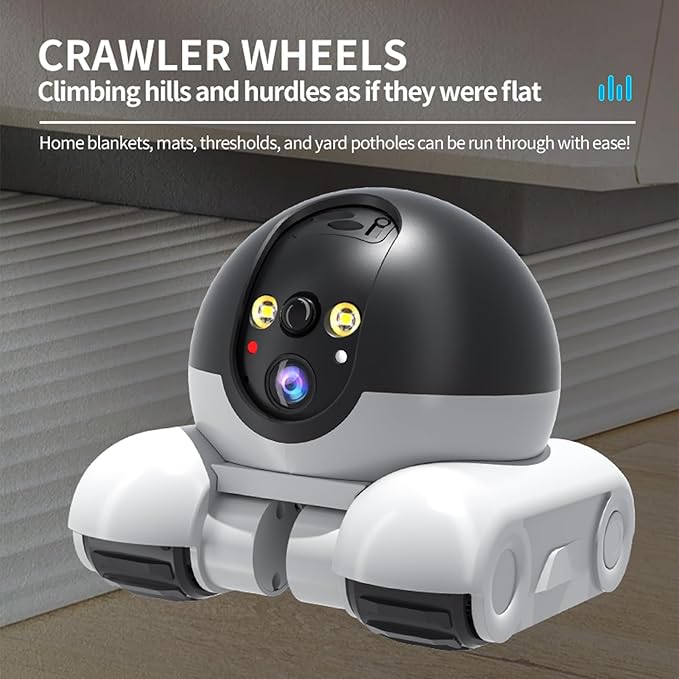 Pet Camera Home Security Camera,1080P Indoor Movable Cameras,2 Way Talk,Motion Detection,Night Vision,Wireless House Movable Cameras with APP Remote Control for Cats Dogs