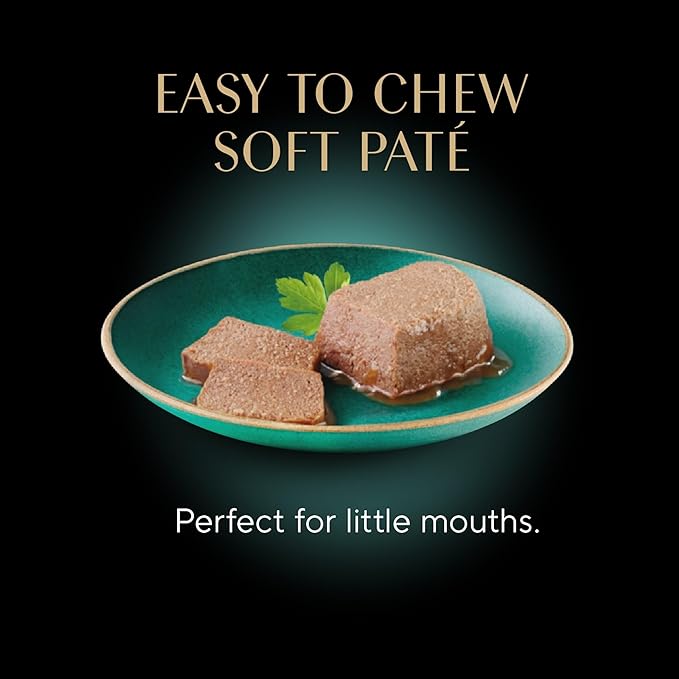Sheba Perfect Portions Kitten Wet Food, Pate Cat Food Wet Entree, Chicken Recipe and Salmon Recipe, 2.6 oz. Twin-Pack Trays (12 Count, 24 Servings) (Pack of 2)