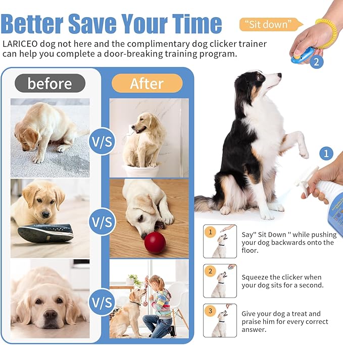 32 Oz Dog Behavior Correction Spray | Training Aid Spray for Dogs - Dog Not Here Pee