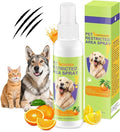 Pet Deterrent Spray - Stops Cat & Dog Peeing, Chewing, Scratching, Natural Citrus & Lemon Formula, Safe, Stain-Free Pee Corrector for Furniture, Shoes Indoor & Outdoor Training (4oz)