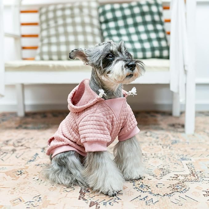 BEAUTYZOO Dog Sweaters for Extra Large Dogs Girl Boy, XXXL Dog Hoodie with Pocket & Leash Hole, Soft Warm Waffle-Like Laminated Cotton Pet Clothes for Cold Weather, Doberman Great Dane Sweatshirt, 3XL