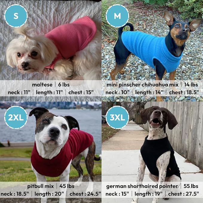 Gooby - Stretch Fleece Vest, Pullover Fleece Vest Jacket Sweater for Dogs, Gray, 4X-Large Length (21")