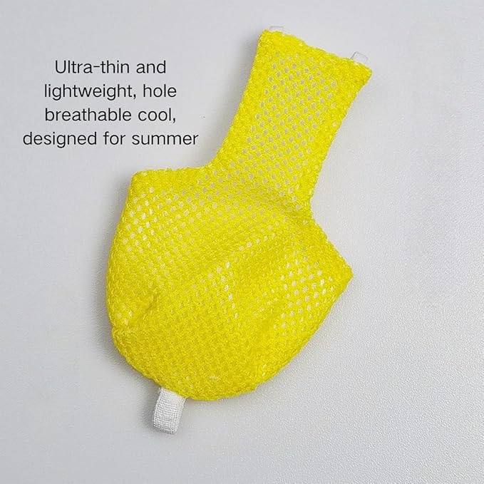 5 Pcs Summer Holey Style Bird Diaper Parrot Nappy Reusable Flight Suit with Waterproof Inner for Parakeet Cockatiel Macaw Budgie Lovebird Conure (2M)