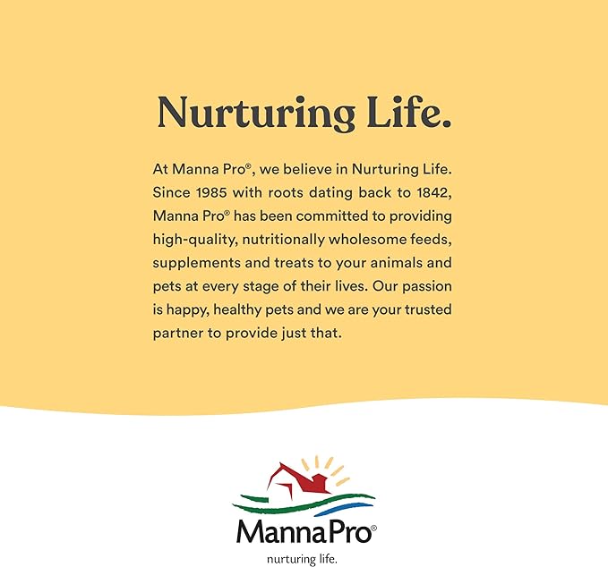 Manna Pro Chicken Feed | 16% Chicken Food with Probiotic Pellets, Layer Feed | 16 lbs (Pack of 2)