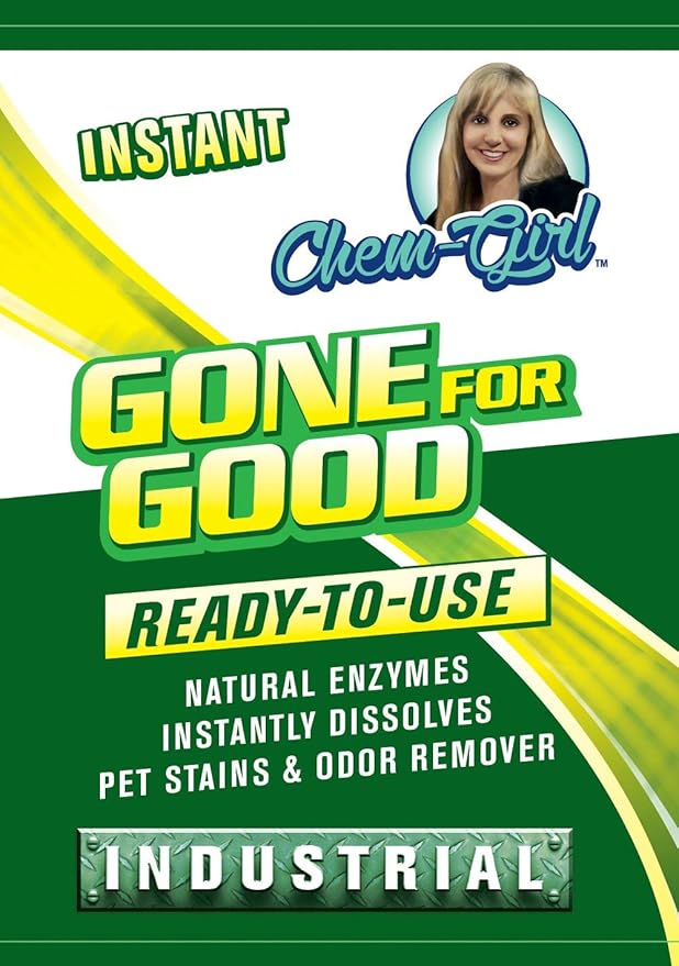 Gone For Good - Professional Enzymatic Stain & Odor Remover - Remove Pet Urine + Prevent Repeat Habits | Concentrated, All Natural, Pet Safe, Indoor/Outdoor, For Hard & Soft Surfaces - 1 Gallon