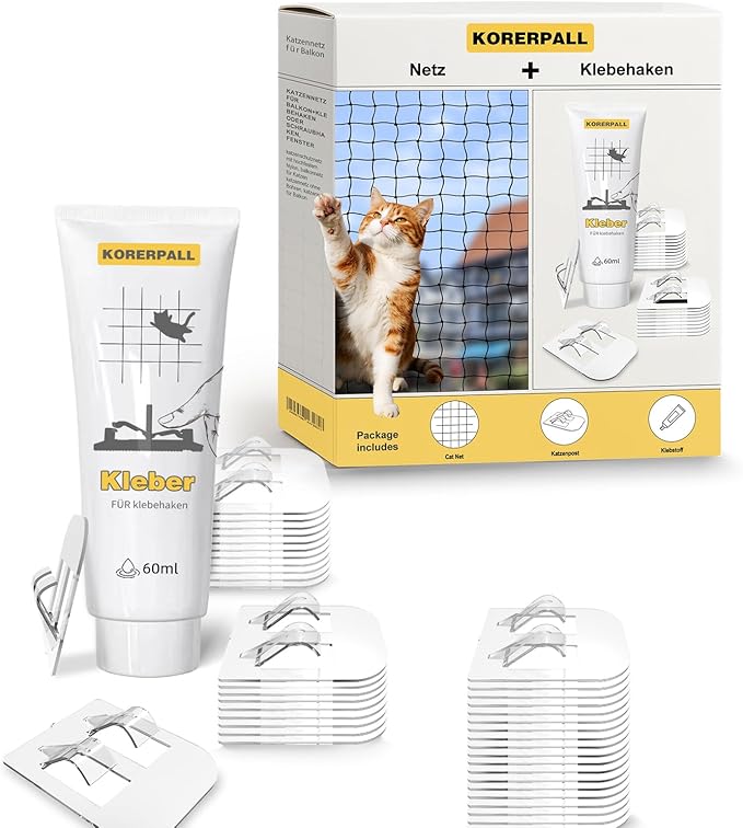Cat Netting Includes Hook, 10X26Ft Balcony Netting Made of Thickened Steel Wire to Prevent Scratching and Chewing, Ideal for Catio Safety and Balcony Protection