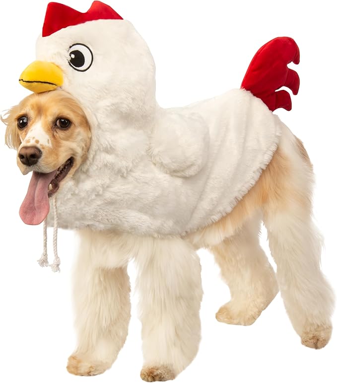 Rubies Chicken Pet Costume for Dogs or Cats, XL