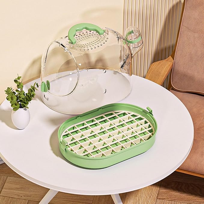 Portable Clear Bird Parrots Transport Cage Window Ventilated Carriers Bag Breathable Bird Travel Bag for Large Birds