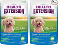 Health Extension Little Bites Dry Dog Food for Toy and Small Breeds, Chicken & Brown Rice Recipe, with Probiotics & Superfoods for Digestion & Coat Health, 4 lb Bag (Pack of 2)