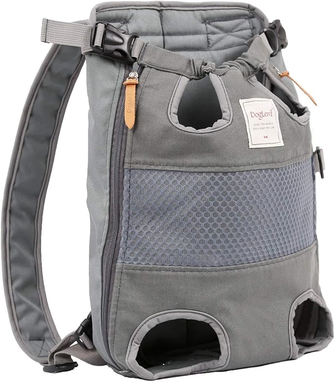 Dog Carrier Backpack - Legs Out Front - Facing Pet Carrier Backpack for Small Medium Large Dogs, Airline Approved Handsa - Canvas Mesh Free Cat Travel Bag