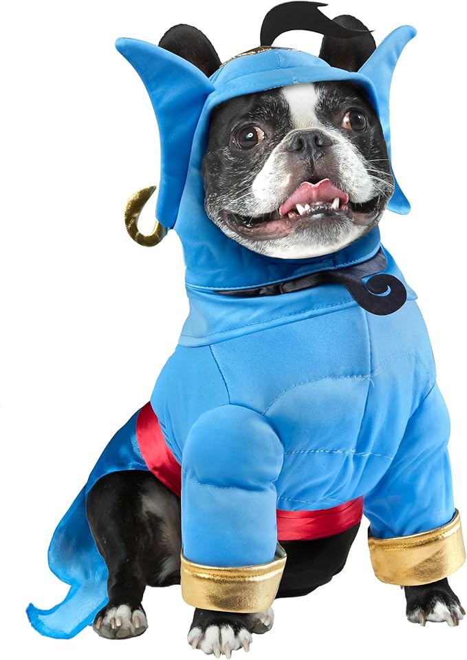 Disney's Aladdin: Genie Pet Costume for For Dogs or Cats by Rubies, Small