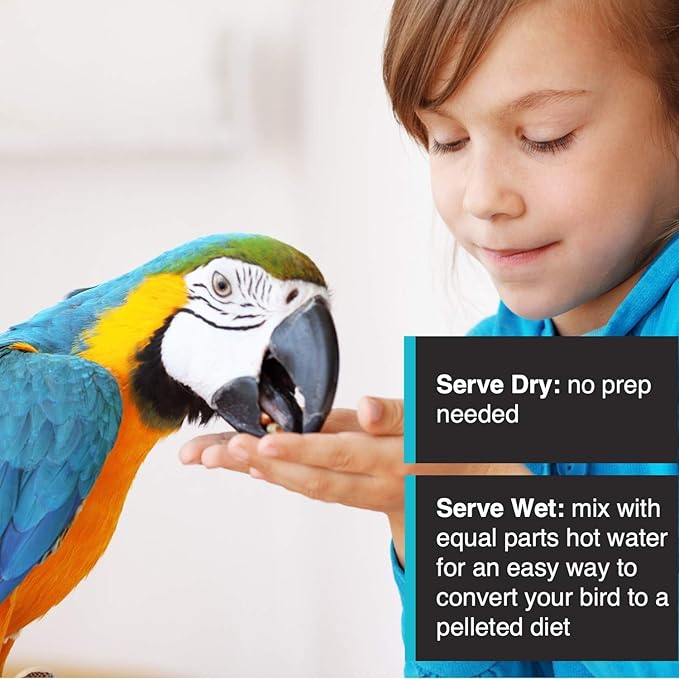 Hari Tropimix Bird Food, Large Parrot Food with Seeds, Fruit, Nuts, Vegetables, Grains, and Legumes, Enrichment Food, 20 lb Bag