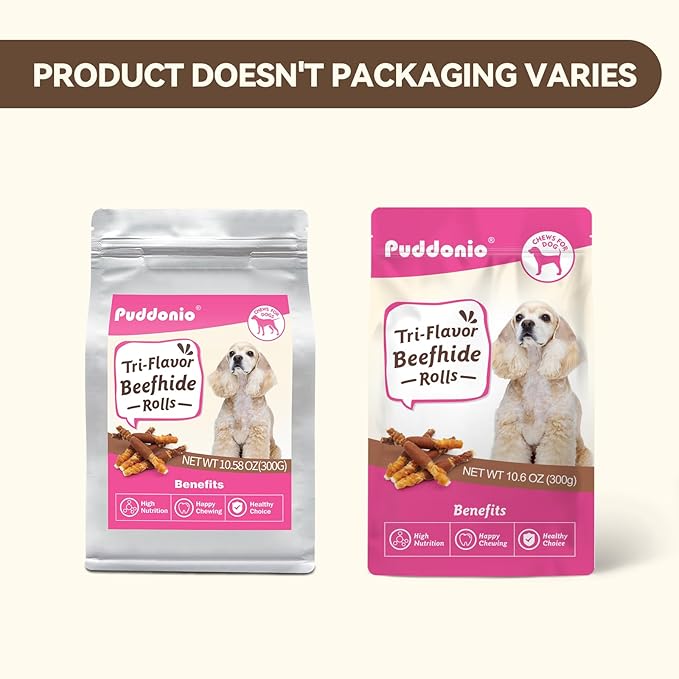Dog Treats Rawhide Sticks with Chicken, Duck & Chicken Liver, Triple Flavor Beefhide Chews for Small & Medium Dogs, 5 Inch, 30 Count, 21.16 oz
