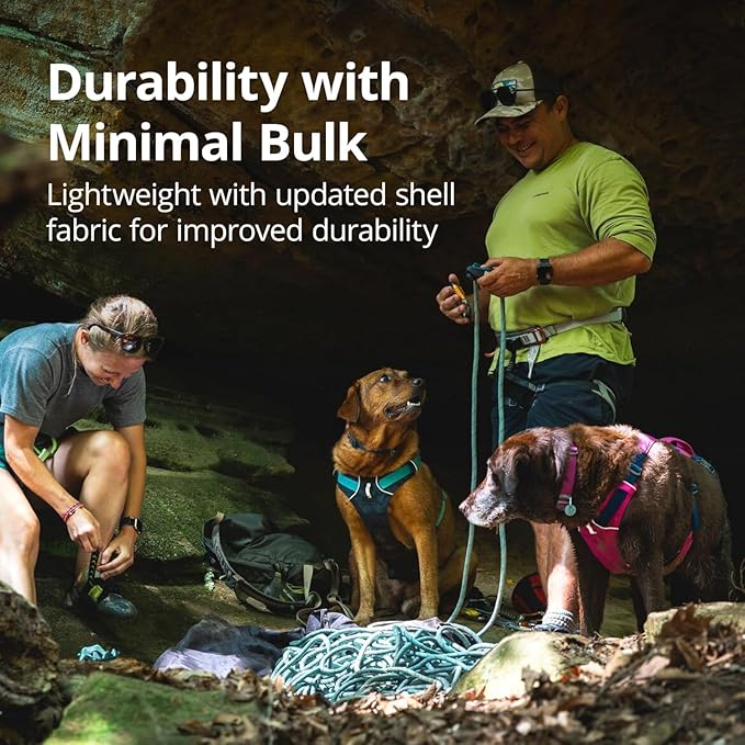 Ruffwear, Flagline Dog Harness, Lightweight and Reflective, No Pull Dog Lift Harness for Hiking, Running and Everyday Use, Basalt Gray, X-Small