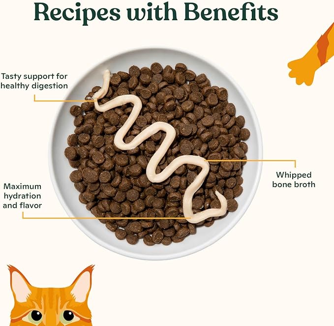 Made by Nacho Lickable Cat Treats Mousse Tubes 12 Count with Bone Broth Salmon & Tuna Recipe (.5 oz) No Grains, Corn, Wheat or Soy