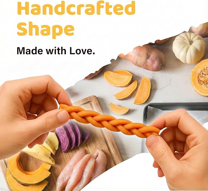 iPaw Turkey Dog Treats, All Natural Human Grade Dog Treat, Suitable for Training chew, US Sourced Raw Material, Hypoallergenic, Rawhide Alternative, Ring (Sweet Potato), 5 Packs