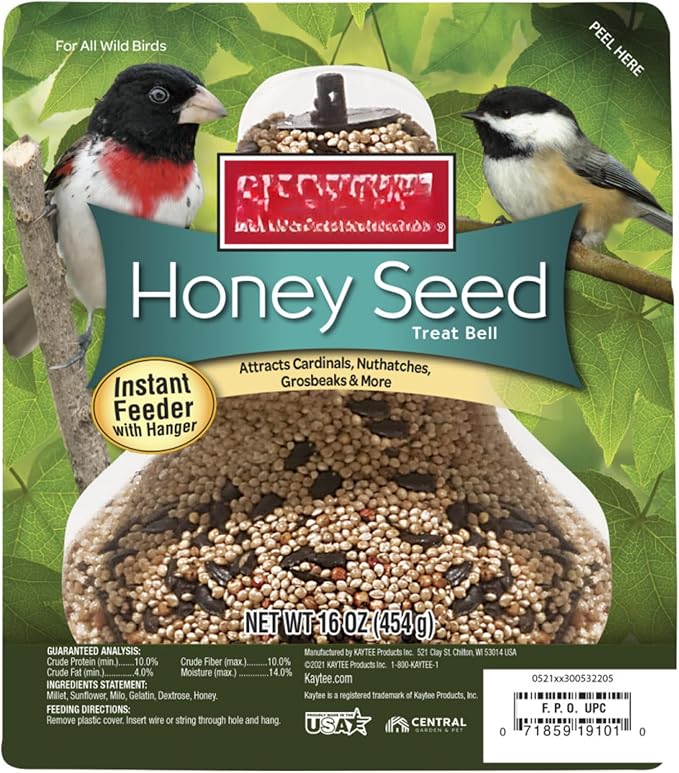 KayteeHoney Bird Seed Treat Bell 1 lb (Pack of 1)