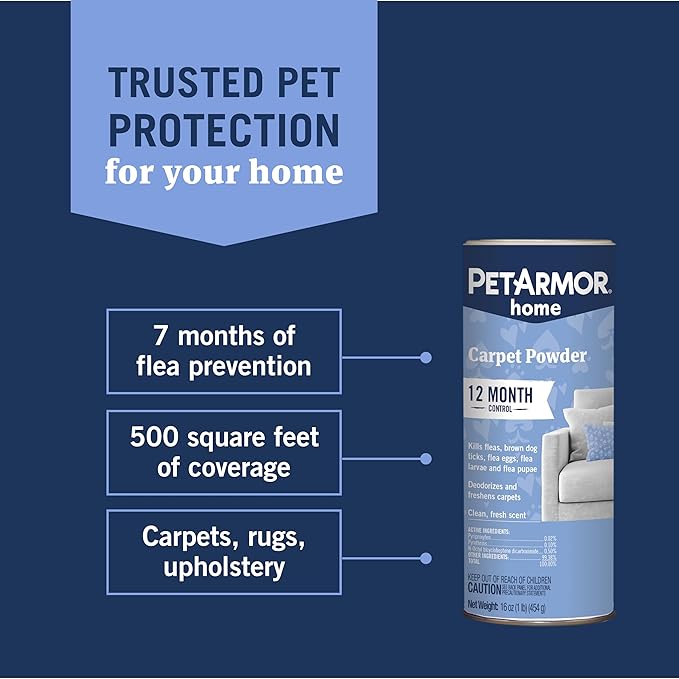 PetArmor Plus Flea & Tick Prevention for Dogs 45-88 lbs (3 Doses) + PetArmor Home Carpet Spray and Yard Spray for Fleas & Ticks, Total Flea & Tick Prevention