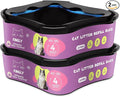 Premium Cat Litter Refill Bags |Jumbo 28FT 2-Pack | Lasts Up to 4 Months | 2 Cartridges for Superior Odor Control