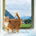 PAWISE Cat Safety Net for Balcony, Window & Stairs, 20x10 Ft Transparent Pet Anti-Fall Netting, Outdoor Indoor Cat Fence Net, Protective Cat Mesh Barrier for Dogs & Cats