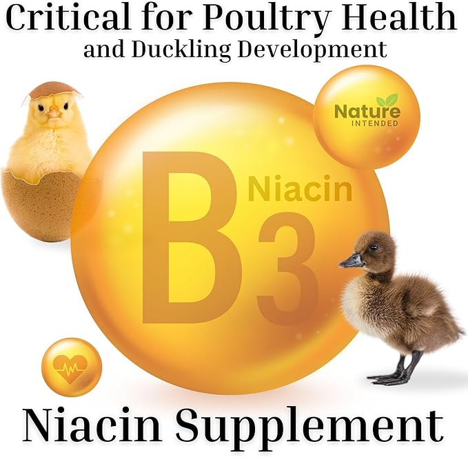 Brewer's Yeast + Probiotics + Niacin + Vitamins Supplement for Ducks, Chickens and Poultry. (Molt Recovery, Severe Stress, Egg Quality and Development) 72-Ounce Resealable Foil-Lined Pouch