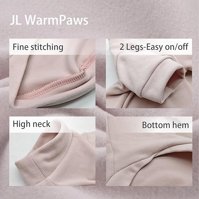 Sphynx Cat Sweater Hairless Cat Clothes Sweater Shirt Soft Warm Long Sleeves Pullover Pet Clothes Pajamas Dog Cloth for Small Dogs Jumpsuit Pet Sweaters (Pink, X-Large)