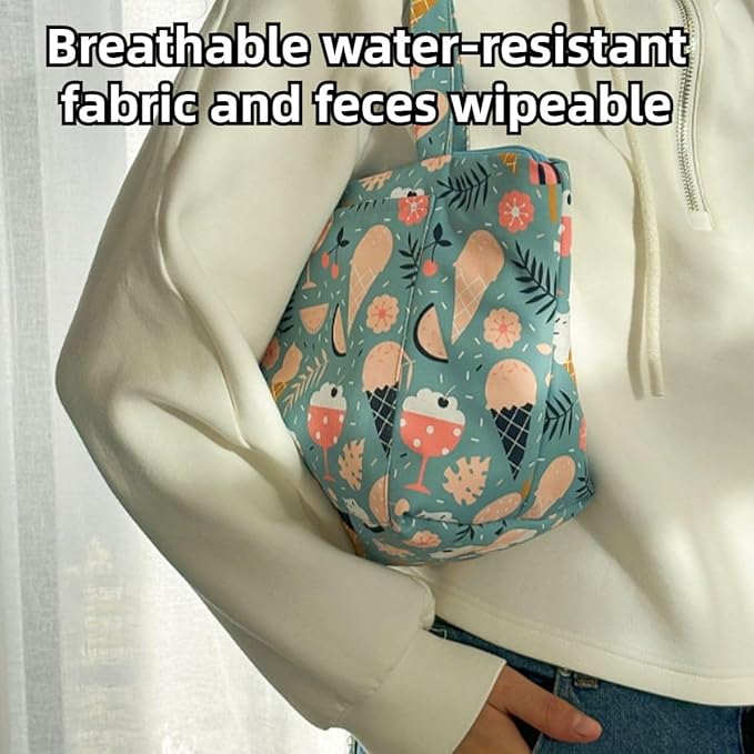 Warm Bird Carrier Bag for Winter Shoulder/Hand Bag Outdoor Portable Travel Carrier with Air Holes for Parakeets Lovebirds Conures Quarkes Caique (Grey,Large)