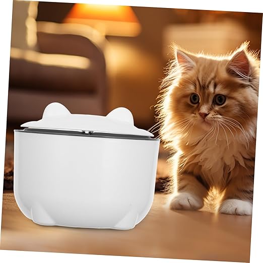 GANAZONO 1set Cat Litter Waste Container Sealed Lid - Pet Litter Storage Bin Includes Trash Bags Convenient One-Button for and Tidy Home