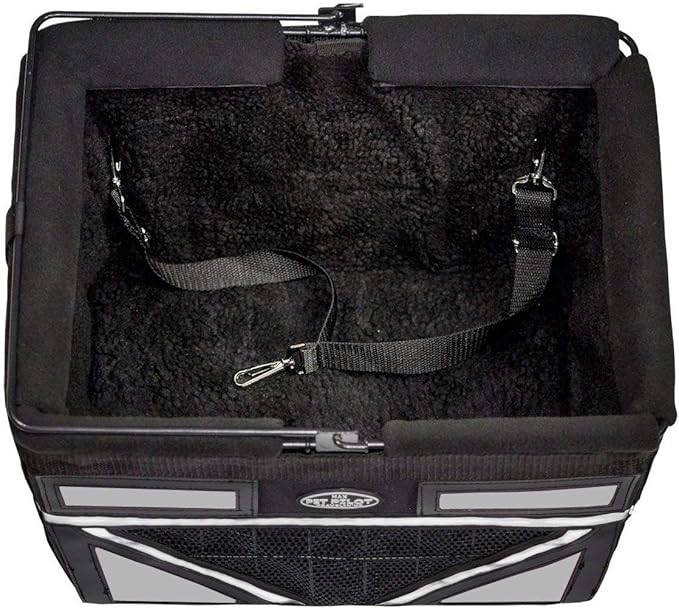 TRAVELIN K9 Pet-Pilot MAX Dog Bicycle Basket Carrier | 8 Color Options for Your Bike (Pink)