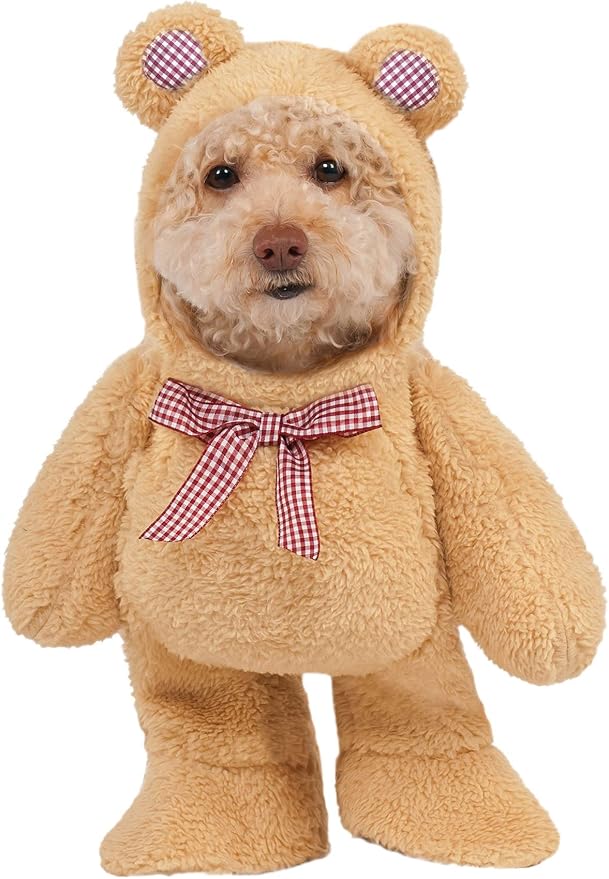 Rubies Walking Teddy Bear Pet Costume for Dogs or Cats, XL