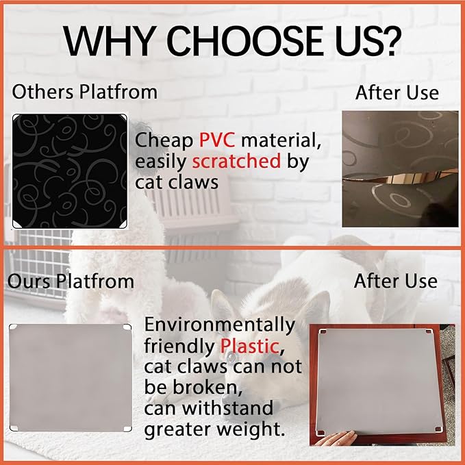 Large 4-Tier Cat Cage Indoor, DIY Cat Enclosures Detachable Metal Wire, Indoor Cat Crate Exercise Place Ideal for Kitty, Small Animals (Black, 41" L x 41" W x 55" H, 7)