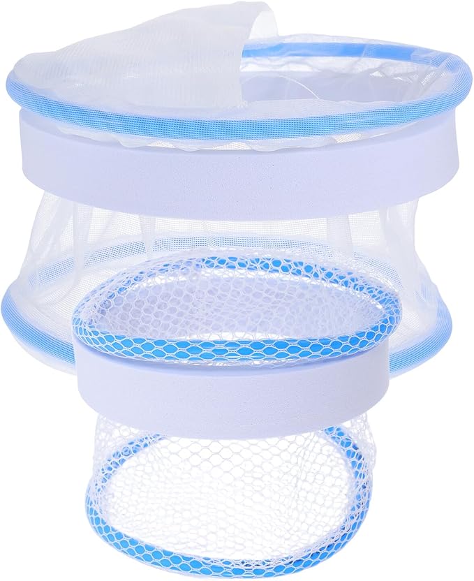 Breeding Box and Fish Hatchery Tank with Nylon Mesh, Small Floating Aquarium Divider for Guppy Fry Isolation and Betta Nursery, Incubator Net Suitable for Fish Tank Breeding