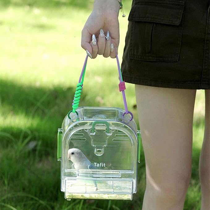 Security Pet Satchels Large Capacity Slings Ventilated Travel Carriers for Outdoor Bird Excursions Outdoor Bird Carriers