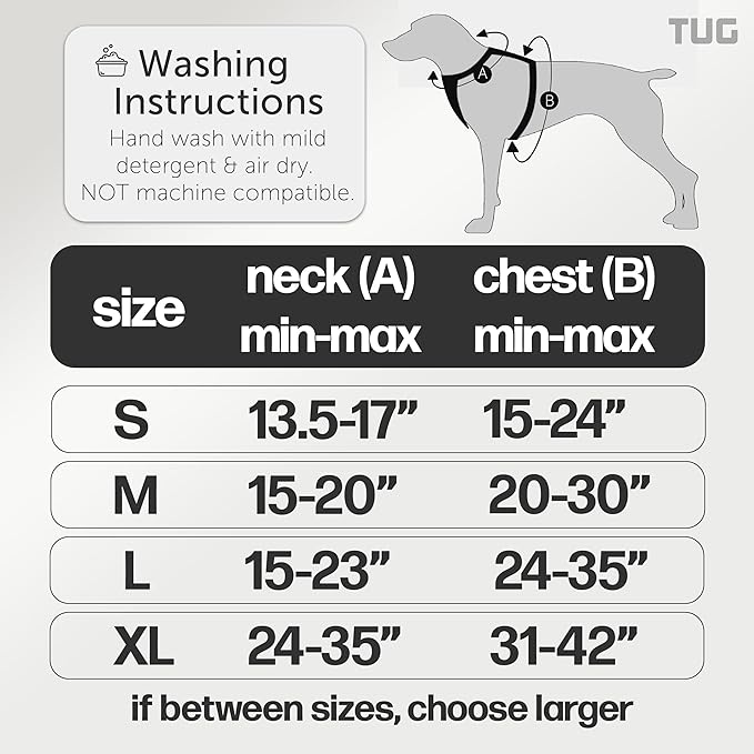 TUG Grab Dog Harness | Integrated Traffic Leash Magnetically Attached for Quick Control (XL/Green)