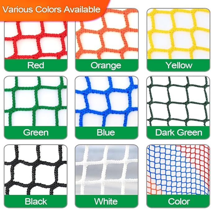 Store Partition Net In Black Knotless Polyester,Scenic Area Fall Protection Nets Mesh Hammock,Balcony Stairs Safety Protective Netting,Kids Playground Fence R(Size:1M×5M(3.3FT×16.4FT),Color:Black)