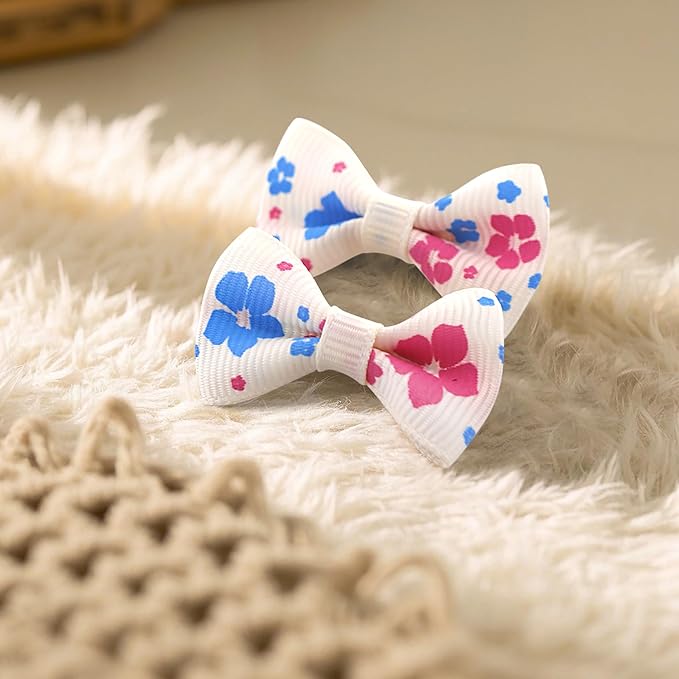 Dog Hair Bows Small Puppy Clips for Pet Grooming Accessories Doggy Gifts 60Pcs (30 Pairs)