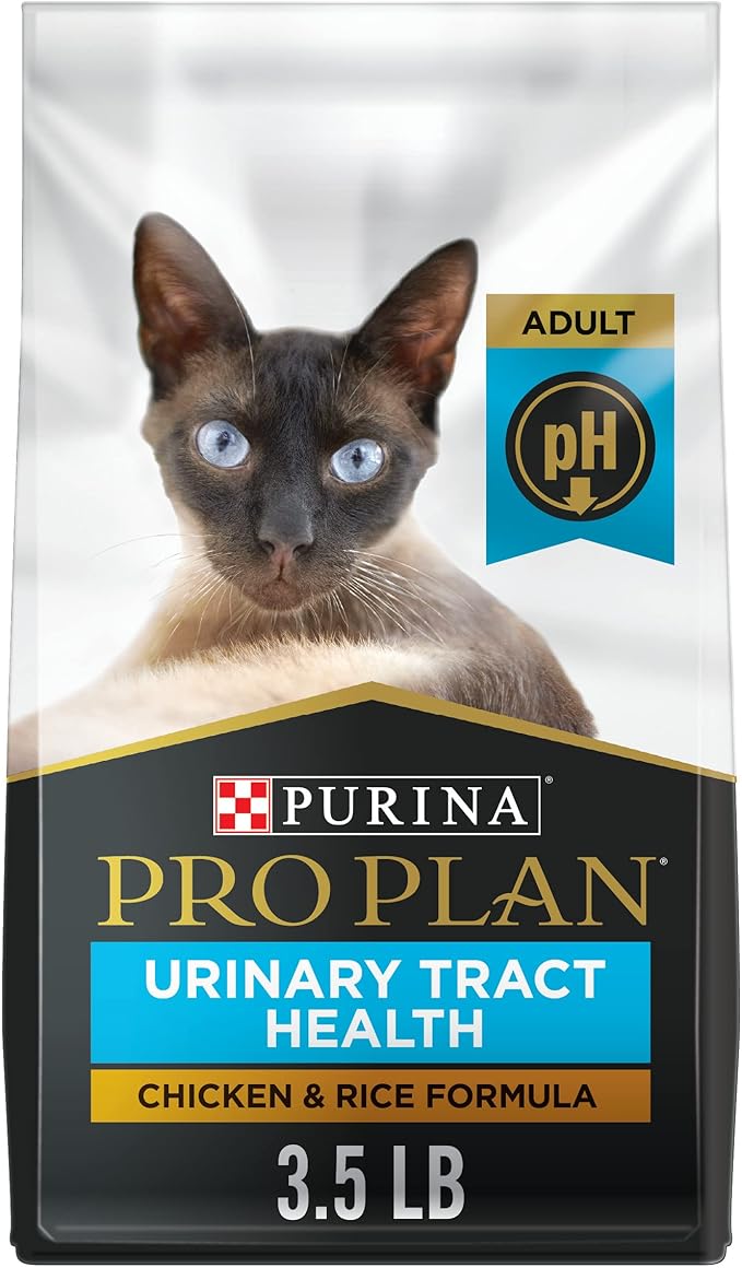Purina Pro Plan Urinary Tract Cat Food, Chicken and Rice Formula - 3.5 lb. Bag