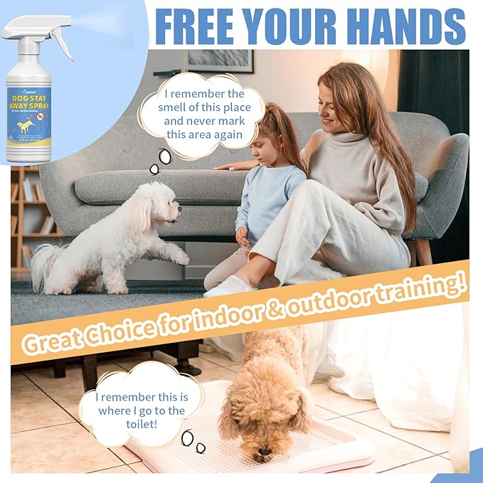 16oz Dog Behavior Correction Spray - Dog Not Here Pee - Training Aid Spray for Dogs