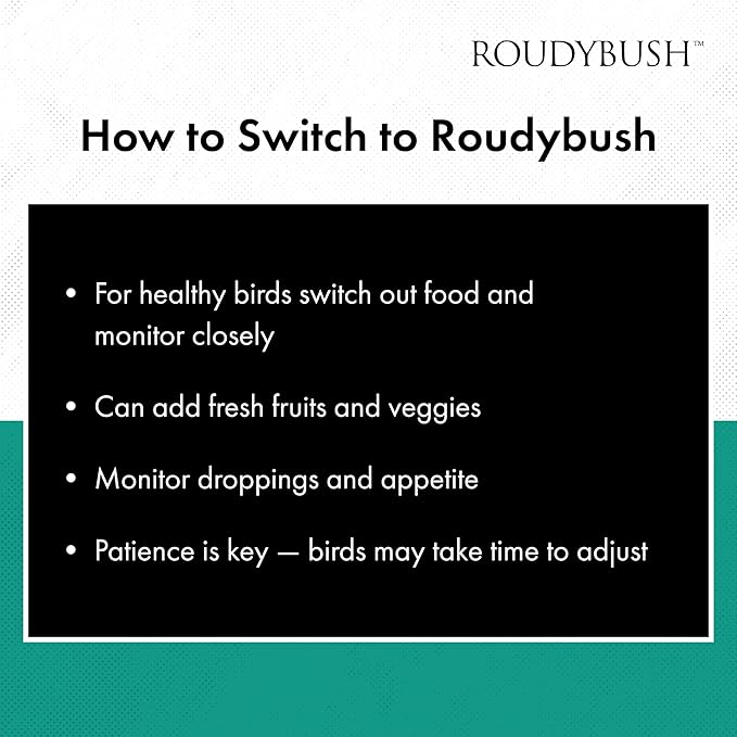 RoudyBush Daily Maintenance Bird Food, Crumbles, 10-Pound