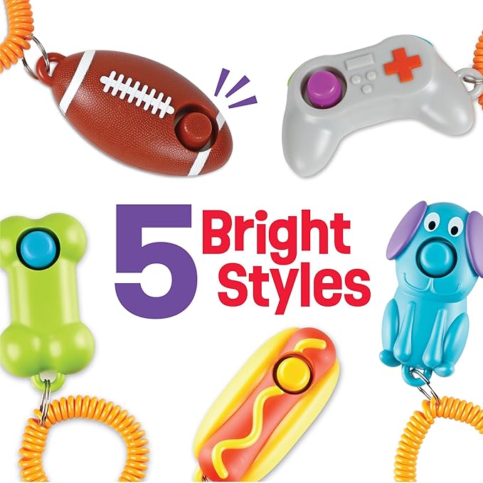 Brightkins Smarty Pooch Training Clicker: Bone - 1 Piece, Enrichment Dog Training and Obedience Games, Interactive Gift for Puppies