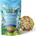 Bird Street Bistro Parrot Food for Parakeets & Cockatiels - Viva La Veggies - 24 oz - Cooks in 3-15 min, Natural Grains, Fruits & Vegetables - USA Made