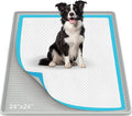 Pee Pad Holder for Dogs, 24" x 24" Silicone Pee Tray Mat High Edge, Leak-Proof, No Spill Pet Pad Holder for Puppy, Cat, Rabbit, Training Pads for Floor Protection, No Pee Pads