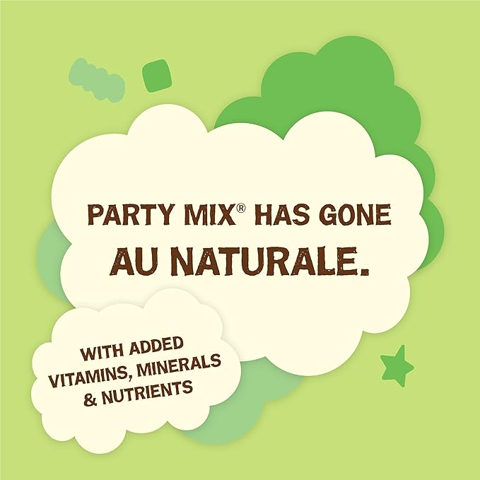 Friskies Purina Made in USA Facilities,Natural Cat Treats,Party Mix Natural YUMS Catnip Flavor - 20 Ounce,(Pack of 2)