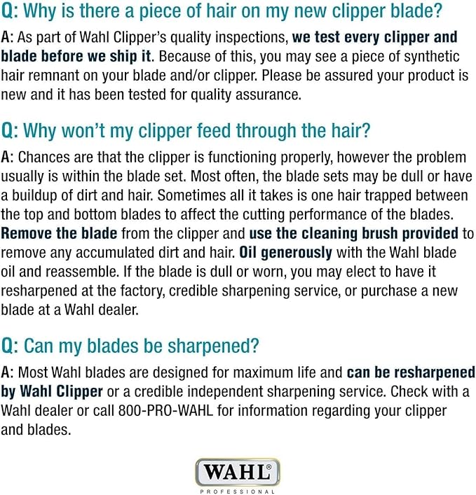Wahl Professional Animal 4F Full Competition Blade 5/16" 2375-100, Steel