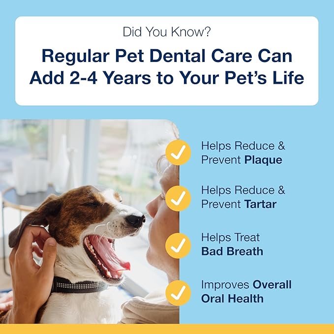 ProDen PlaqueOff Scoopables - Hickory Smoked Bacon Flavor Dental Bites for Small Dogs, Natural Kelp for Plaque & Tartar Control, Freshens Breath - Small & Medium Breed Dental Care- 45 Scoops