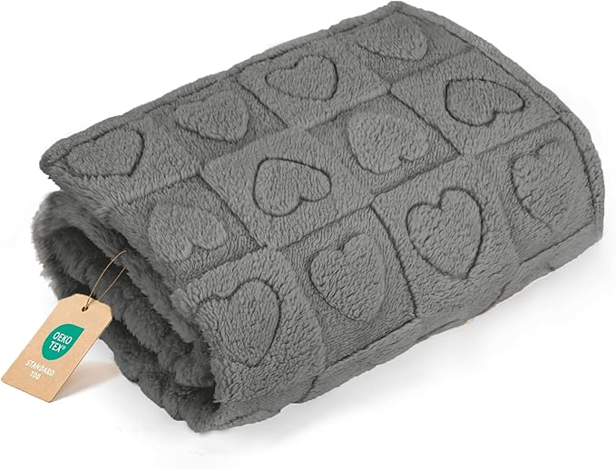 gogobunny Cozy Fleece Throw Blanket for Couch, 50x60 Inch Large Soft Blanket for Adults & Pets, 2-in-1 Machine Washable Lightweight Blanket for Bed, Travel, All Season Comfort (Anthracite, 50x60)
