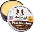 Natural Dog Company Paw Soother Balm & Wax - Dog Paw Balm & Moisturizer for Dry, Cracked Paw Pads, Helps Moisturize & Condition Winter-Worn Paws, Coconut Oil & Calendula, Daily Paws Care, 4 oz Tin