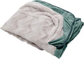 Furhaven Replacement Dog Bed Cover Perfect Comfort Plush & Velvet Waves Sofa-Style, Machine Washable - Celadon Green, Medium