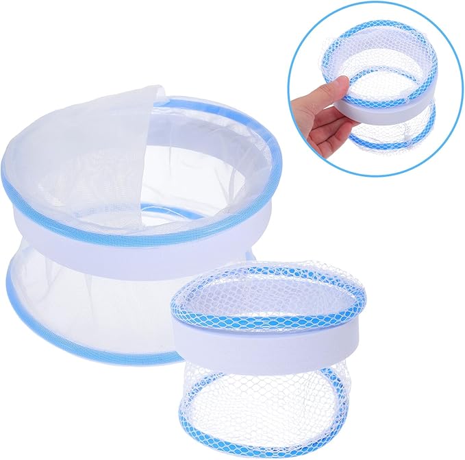 FRCOLOR Aquarium Breeding Chamber and Floating Isolation Box for Guppies, Nylon Mesh Fish Hatchery Tank with Suction Cups, Aquarium Fish Egg Incubator for Indoor Breeding